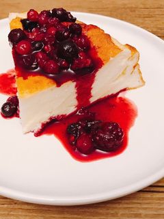 Une photo de Gâteau léger au fromage blanc