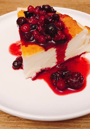 Une photo de Gâteau léger au fromage blanc