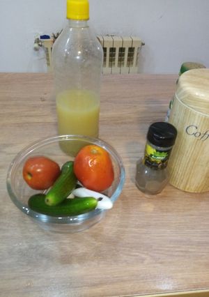 عکسی از دستور سالاد شیرازی 🍅🥒