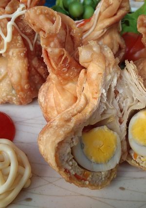 Foto resep Ekado tahu telur puyuh