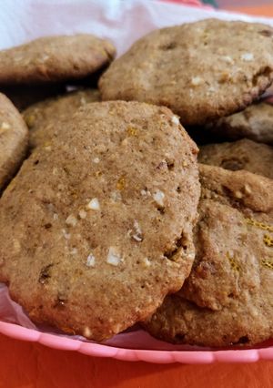 Una foto de Galletitas integrales de almendras y castañas de cajú