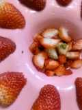 Mousse simples de morango