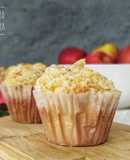 Muffins de manzana con crumble de avena 🍎🧁