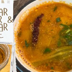 A picture of SAMBAR POWDER & SAMBAR.