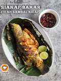 Siakap Bakar Cicah Sambal Kicap