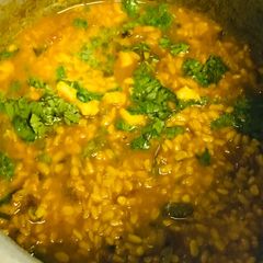 Pakistani dal mash A picture of Pakistani dal mash.