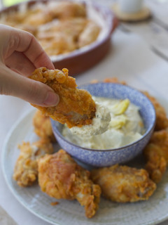 Una foto de Alitas de pollo crujientes