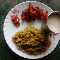 A picture of Mint Rice / Pudina Pulao.