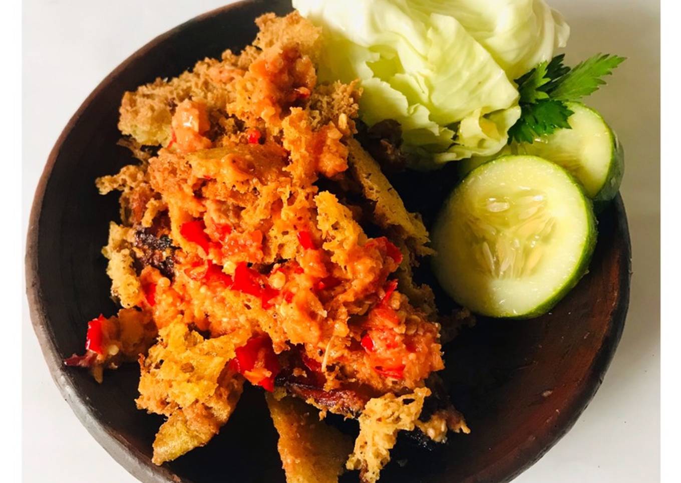 Bagaimana Menyiapkan Ayam Geprek Kremes Anti Gagal