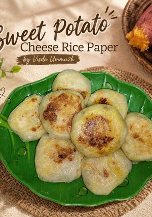 Foto resep Sweet Potato Cheese Rice Paper (Cemilan Sehat)