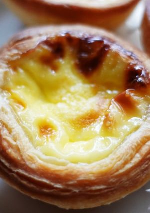 葡式蛋撻｜在家廚房來個澳門小旅行｜詳細教學｜Portuguese egg tarts 的食譜成品照片