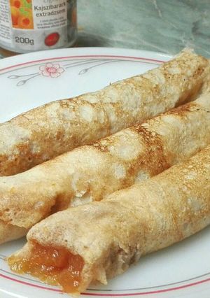 Zablisztes palacsinta, diétás dzsemmel🌯 recept fotója