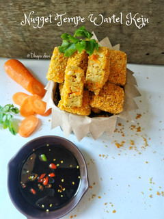 Foto resep Nugget Tempe Wortel Keju versi panggang