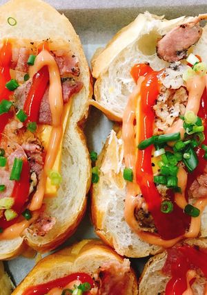 Hình của món Bánh mì nướng.