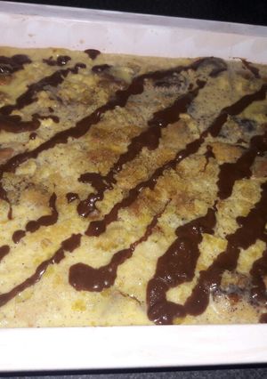 Una foto de Postre con Vainillas y Flan (sin horno)