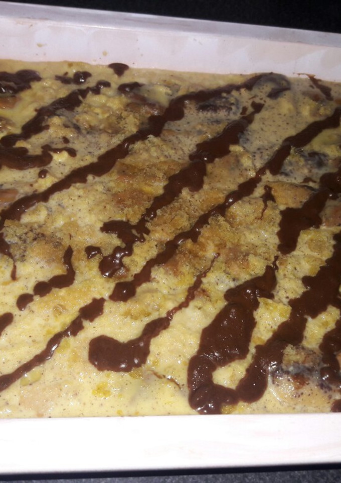 Una foto de Postre con Vainillas y Flan (sin horno)