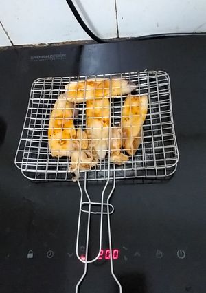 Hình của món Mực nướng sa tế.