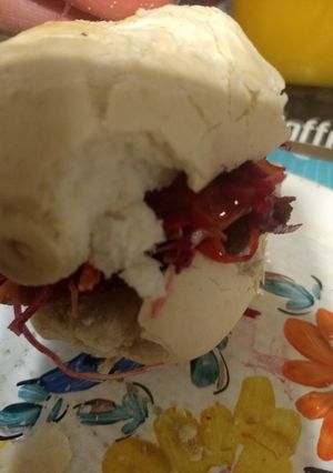 Una foto de Sándwich de milanesa