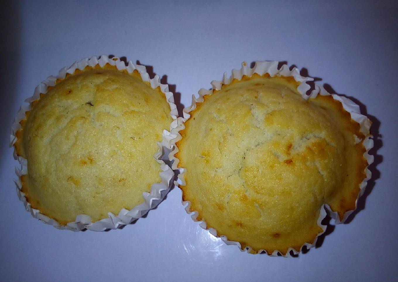 Rice flour banana cupcakes