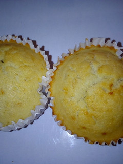 A picture of Rice flour banana cupcakes.