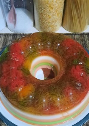 Foto resep Puding Pelangi