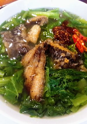 Hình của món Miến cá lóc.