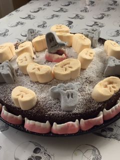 Une photo de Gâteau d Halloween aux guimauves
