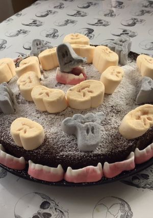 Une photo de Gâteau d Halloween aux guimauves
