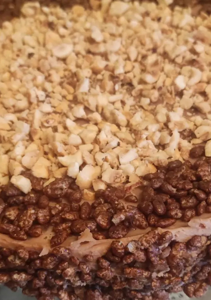 Una foto de Cheesecake de Nutella con toque crunchy!