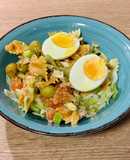 Ensalada de pasta en vinagreta de mostaza
