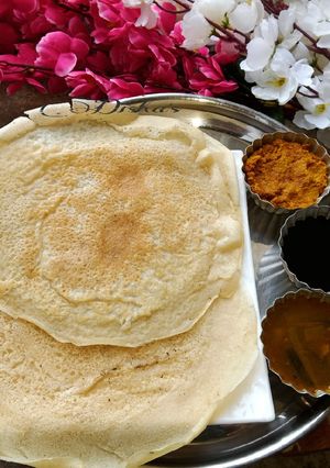 ব্রাউন রাইস আপ্পাম (Brown rice appam recipe in Bengali) রেসিপির প্রধান ছবি