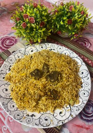 A picture of Beef biryani.