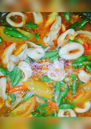 Foto resep Asem-asem cumi buncis