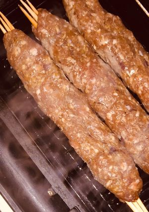 A picture of Grilled Kofta Using a Toaster.
