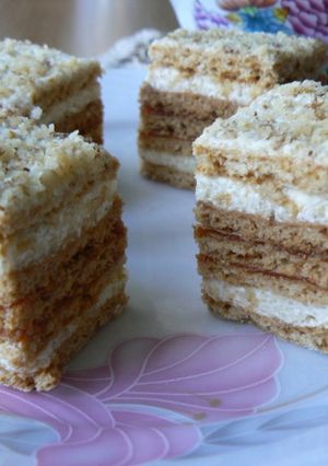 Mézes krémes recept fotója
