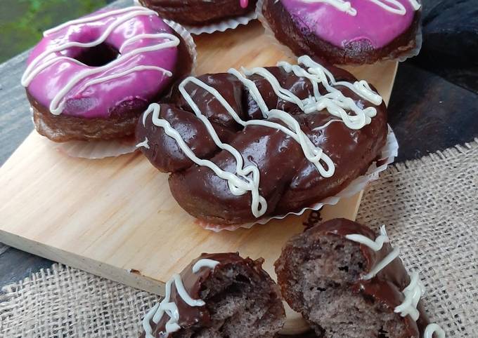Resep Donat ketan item(DKI) Anti Gagal