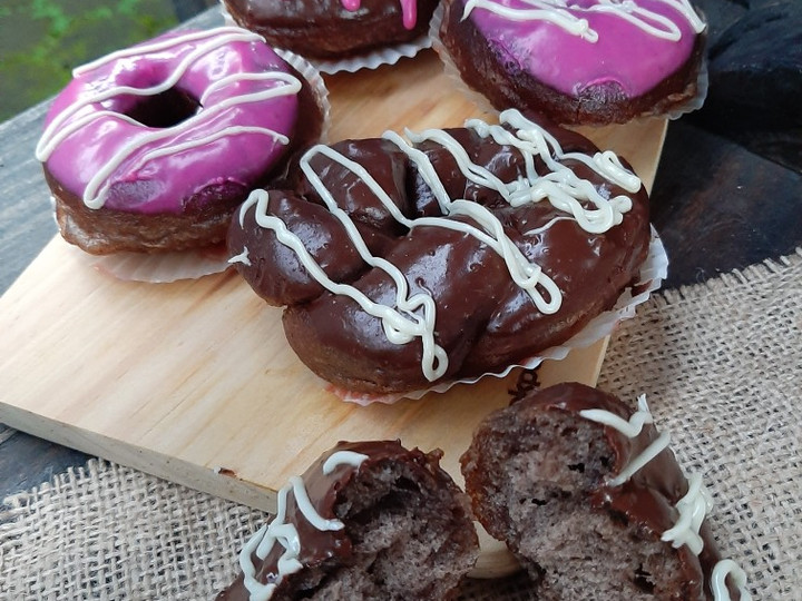 Resep Donat ketan item(DKI) Anti Gagal