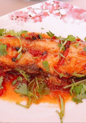 Hình của món Cá thu sốt cà chua.