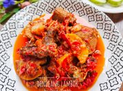 Gambar dendeng daging dan jengkol