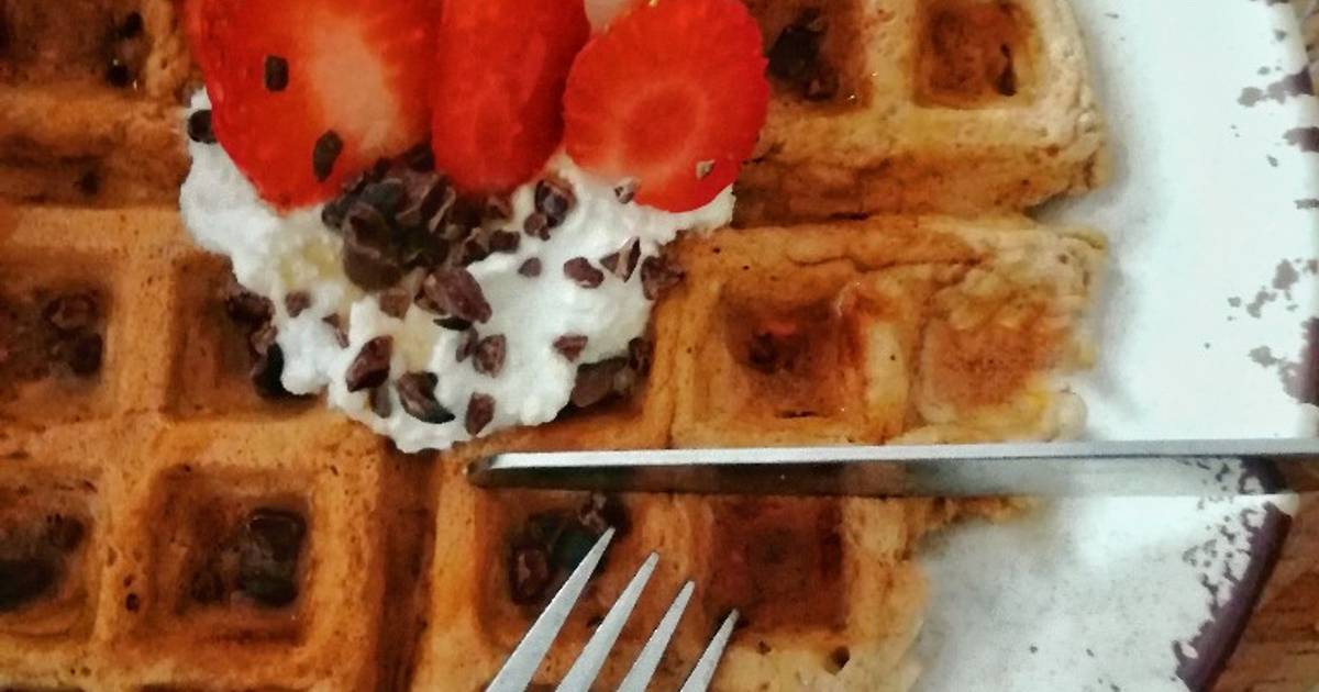 Waffle de avena 120 recetas caseras Cookpad