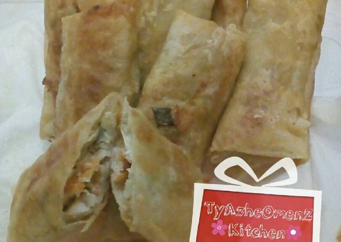 Bagaimana cara membuat Lumpia Sayur Putih Telur dijamin enak