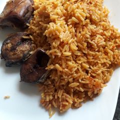 A picture of Jollof crush.