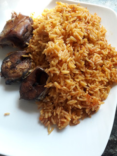 A picture of Jollof crush.