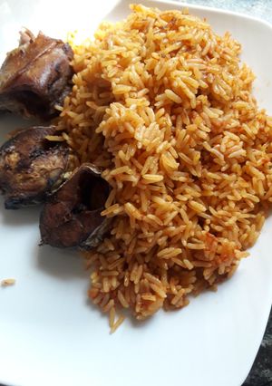 A picture of Jollof crush.