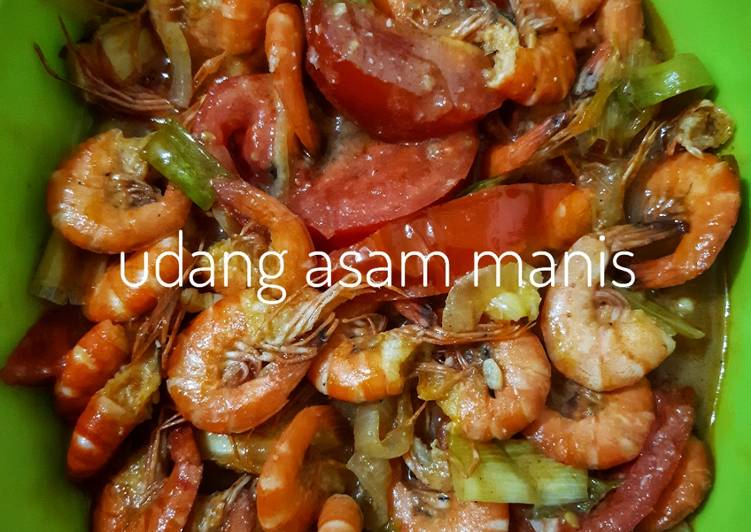 Bagaimana Membuat Udang Asam Manis, Enak Banget