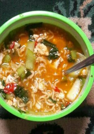 Foto resep Mi tek tek kuah