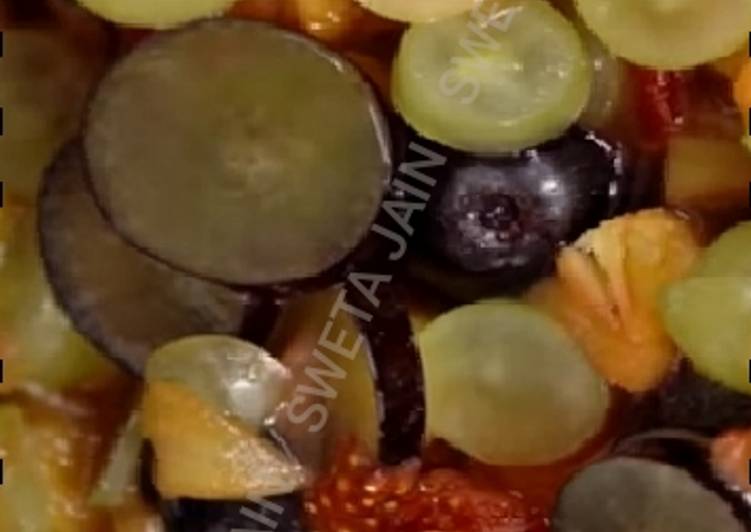 Steps to Prepare Appetizing Fruit Salad