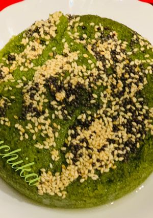 A picture of Spinach Rava Dhokla.