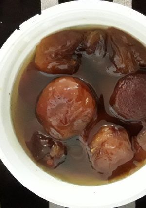 عکسی از دستور مربای زردآلو