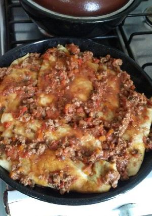 Una foto de Canelones caseros de acelga